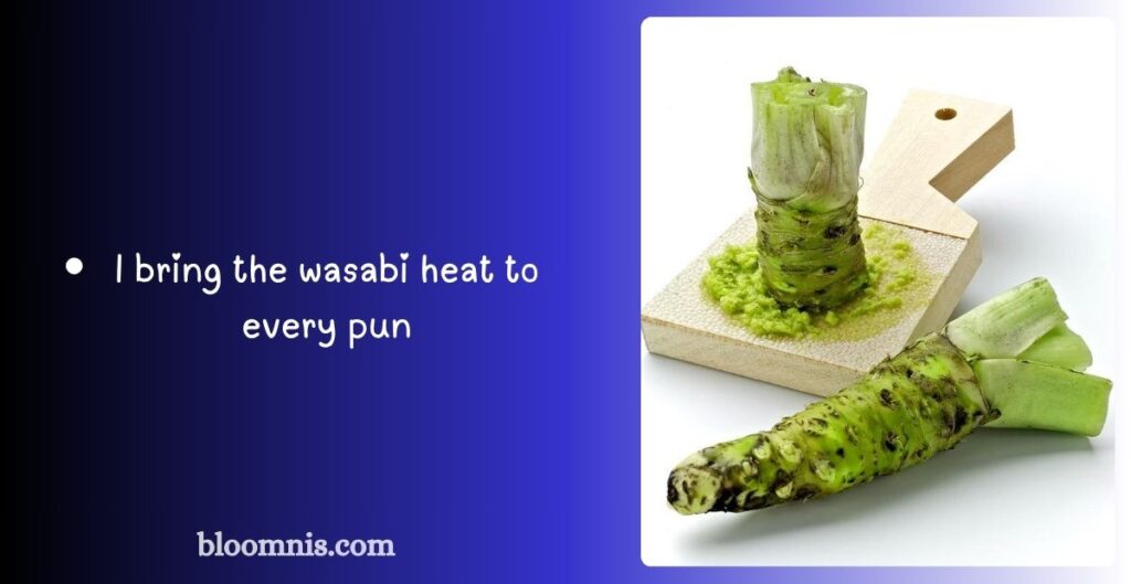 Wasabi Puns for Instagram