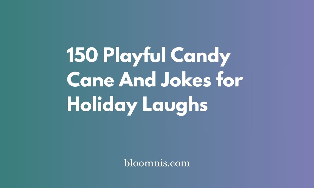 150 Playful Candy Cane And Jokes for Holiday Laughs