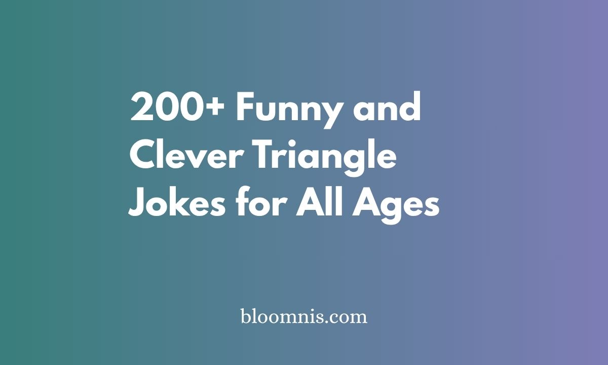 200+ Funny and Clever Triangle Jokes for All Ages