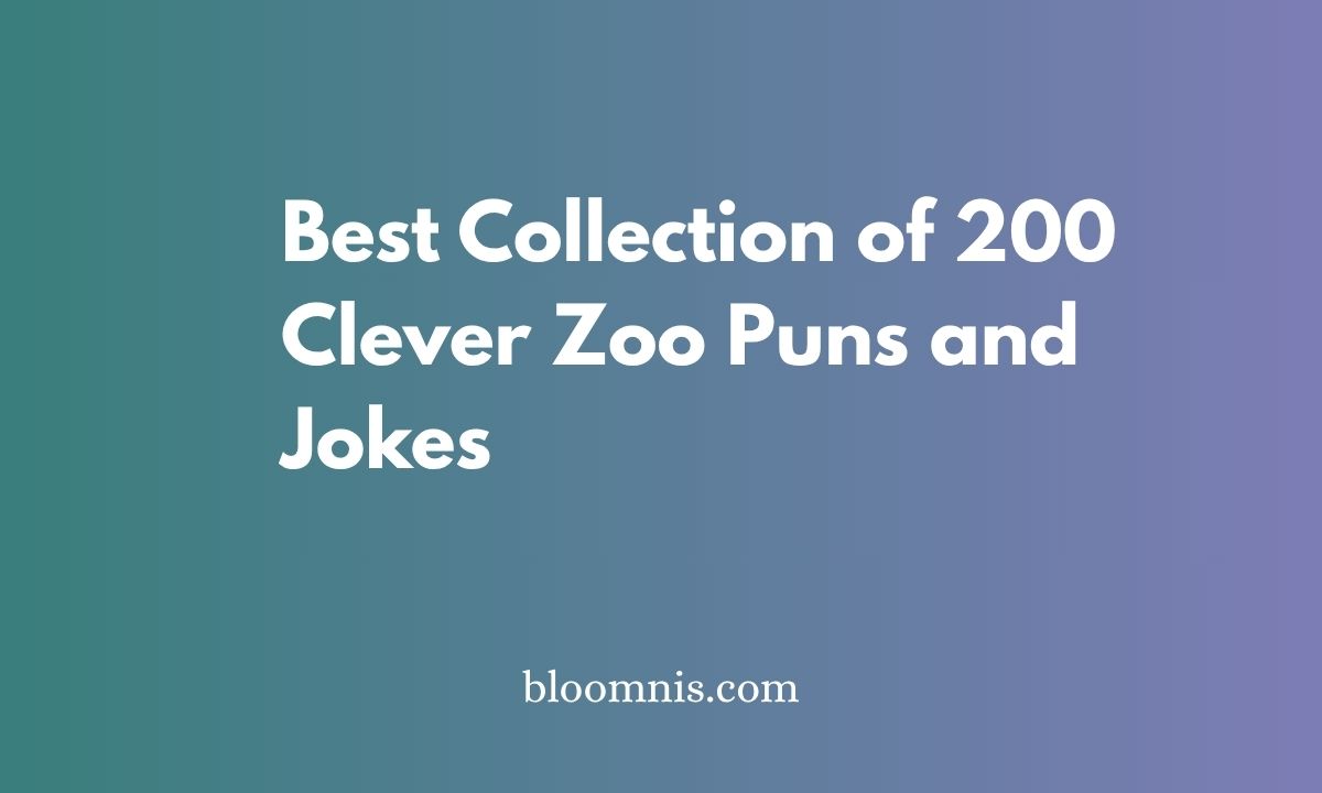 Best Collection of 200 Clever Zoo Puns and Jokes