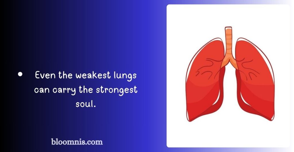 Romantic Lung-Themed Captions