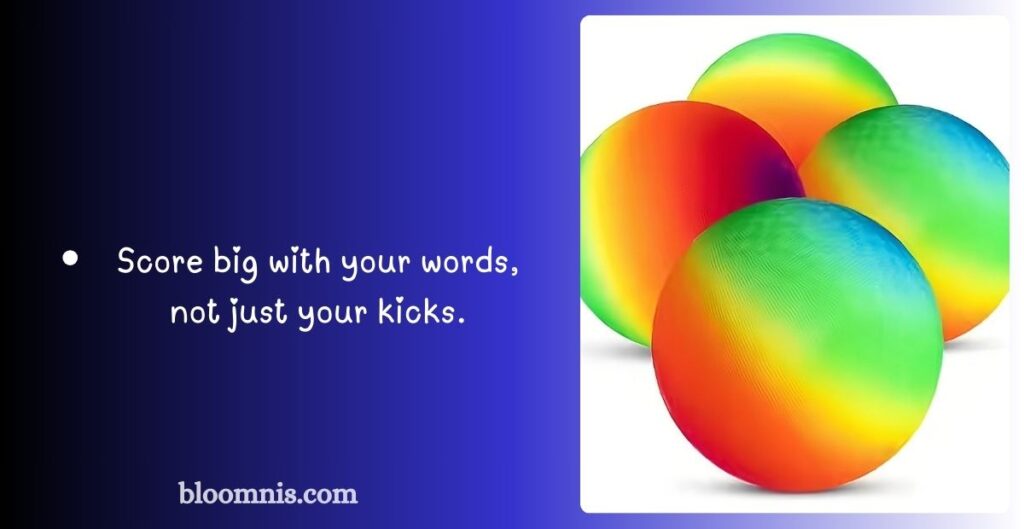 Soccer Sayings with a Kick