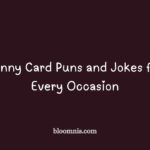 card puns and jokes