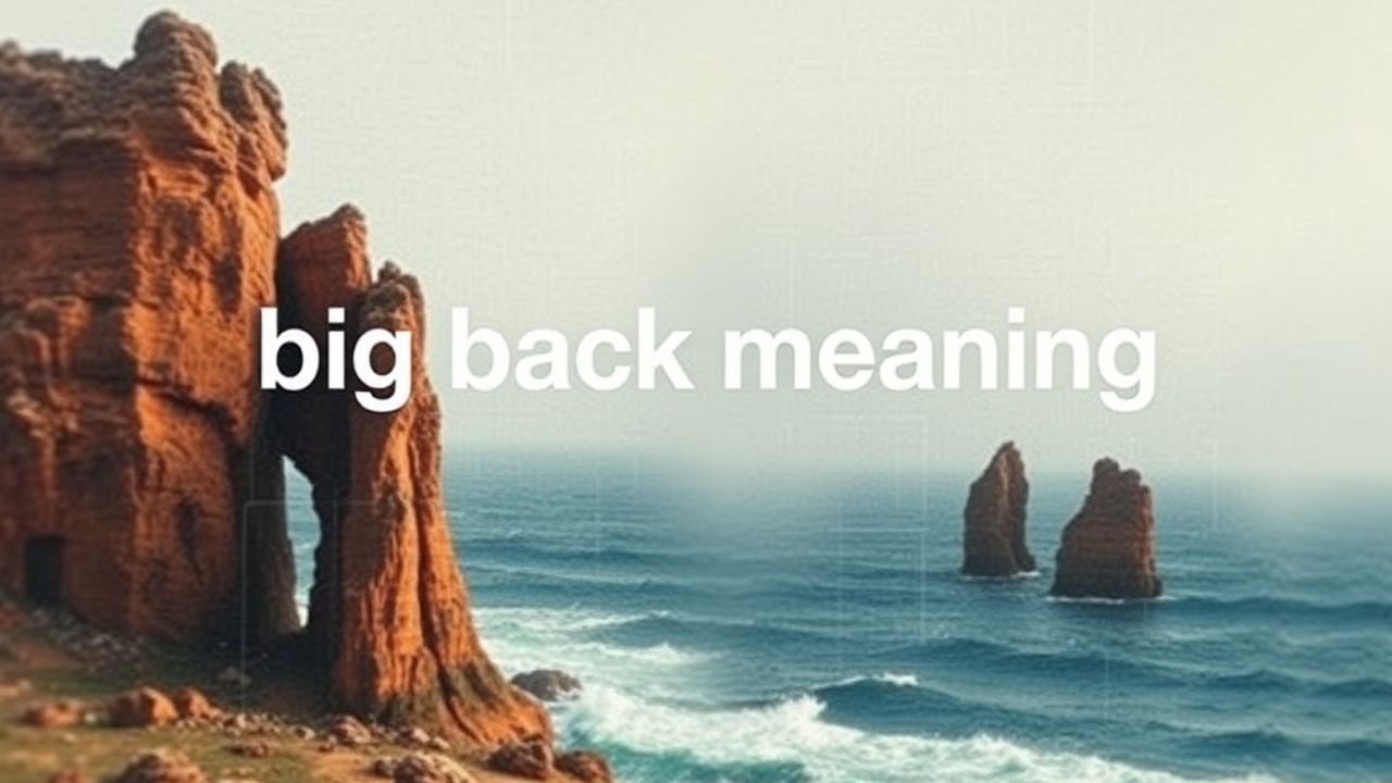 Big Back Meaning: Definition & Everyday Usage Explained