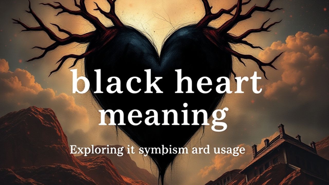 Black Heart Meaning: Symbolism & Everyday Usage