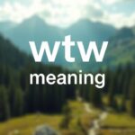 WTW Meaning: What Does WTW Stand For in Texting?