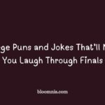 college puns and jokes