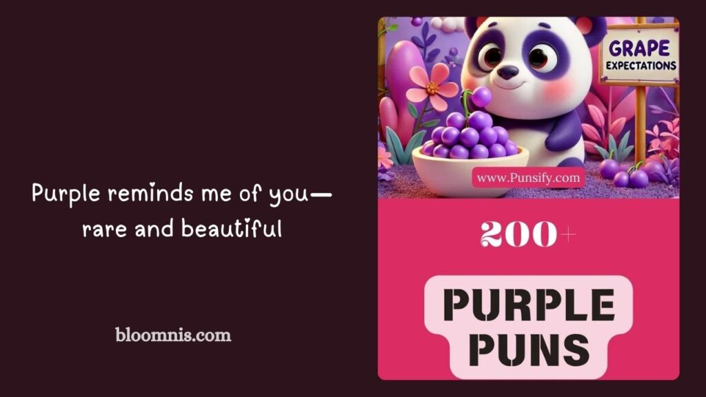 Funny Purple Puns