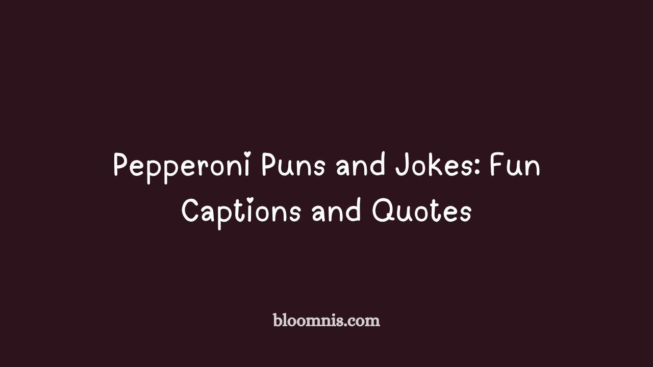 pepperoni puns and jokes