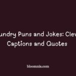 laundry puns and jokes