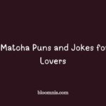 matcha puns and jokes